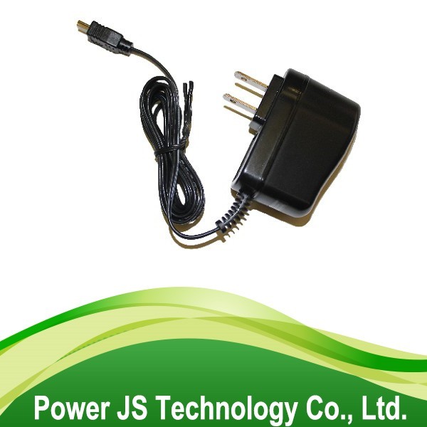 Roble Centro de niños emocional medical wall power supply mini usb charger 5v 1.2a ac/dc adapter